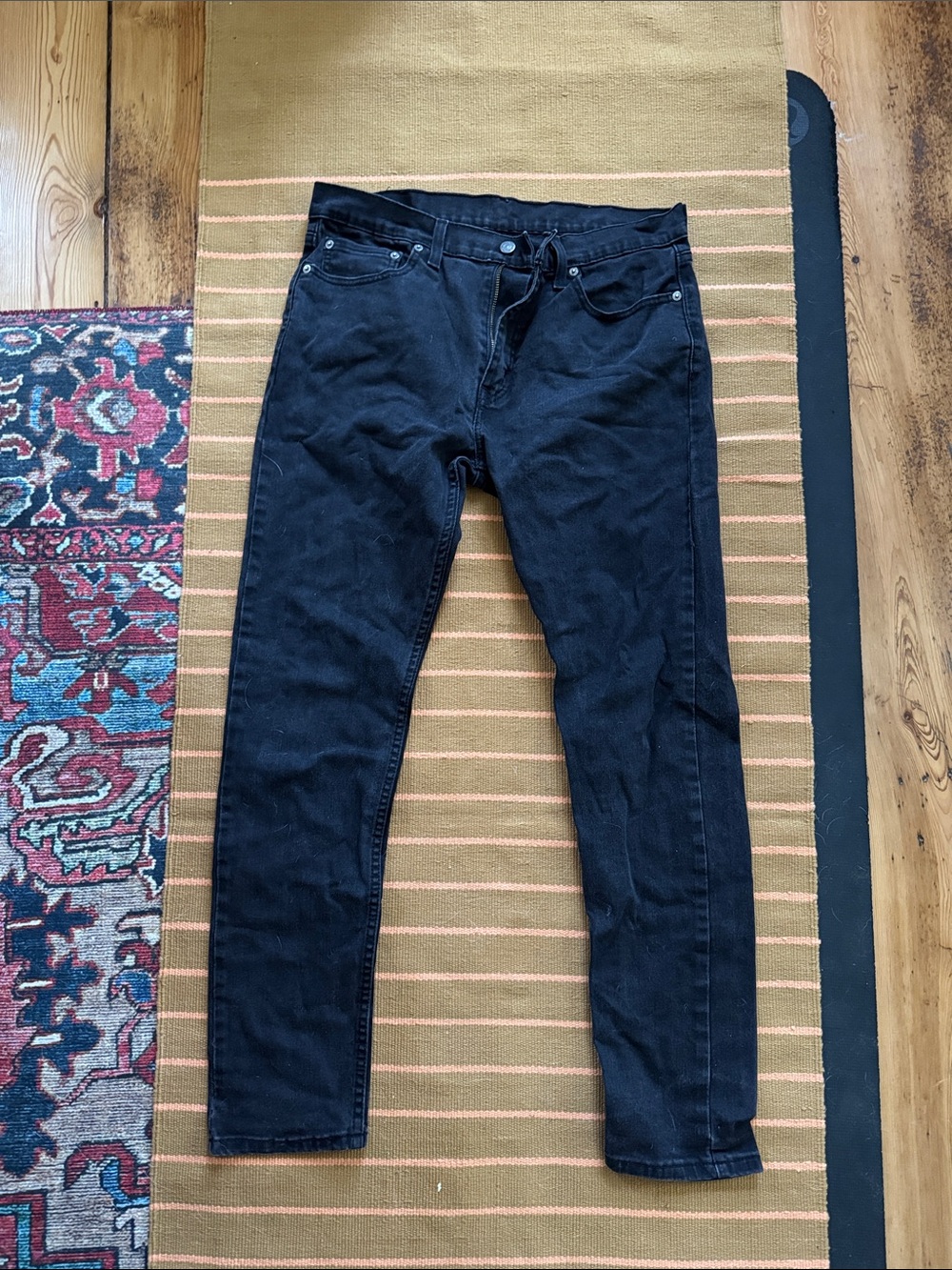 Men's Black Skinny Jeans - Classic Slim Fit